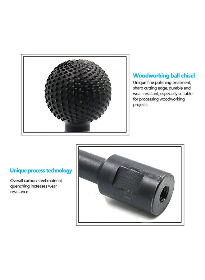 نيبمينينت رأس جلاخة وإزميل للأعمال الخشبية أسود - Image 2