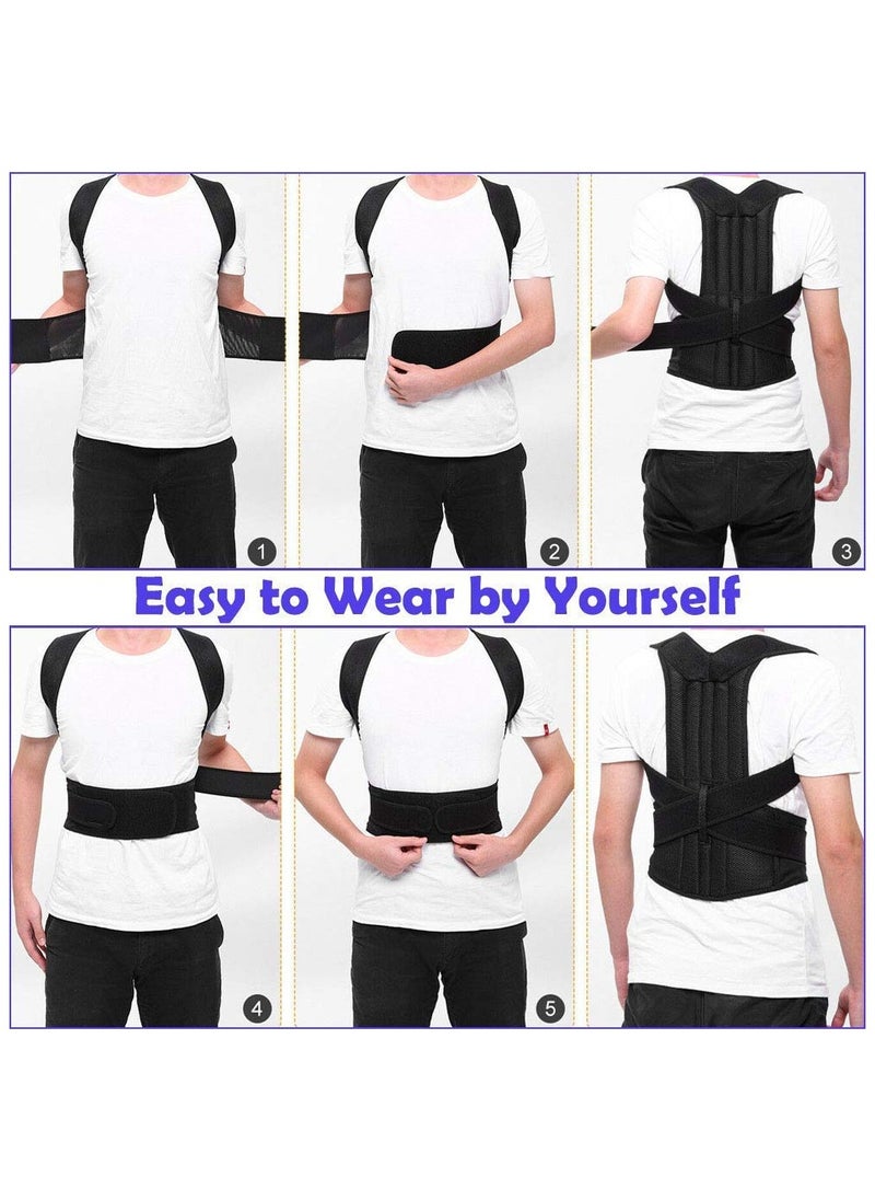 FEND Back Brace Pain Relief Posture Corrector Belt Waist Size 105-125 cm  - Image 3