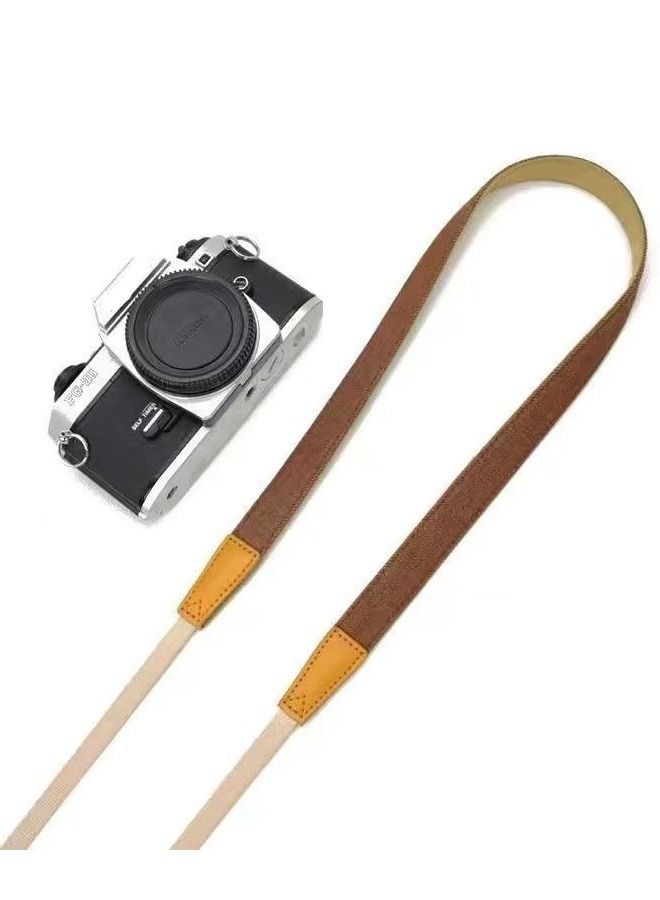 Camera Shoulder Neck Strap Quick Release Slim Thin Adjustable Camera Neck Strap Vintage for Women Men SLR DSLR Mirrorless Cameras Binoculars  - Image 1