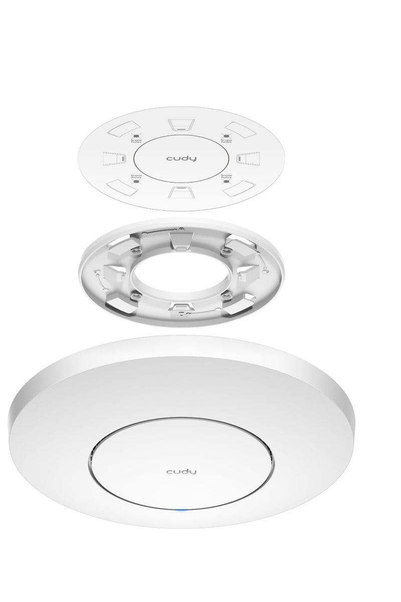 cudy AP3000 AX3000 2.5G Wi-Fi 6 Access Point – Dual-Band, PoE+, 150 Devices, 130 m² Coverage, Wall/Ceiling Mount - Image 3