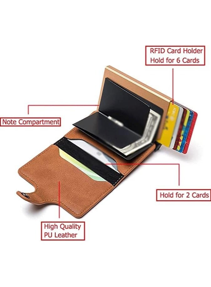 محفظة RFID مضادة للسرقة، محفظة بطاقات ائتمان، حافظات بطاقات وهويات، محفظة نقود، حامل نقود  - Image 4