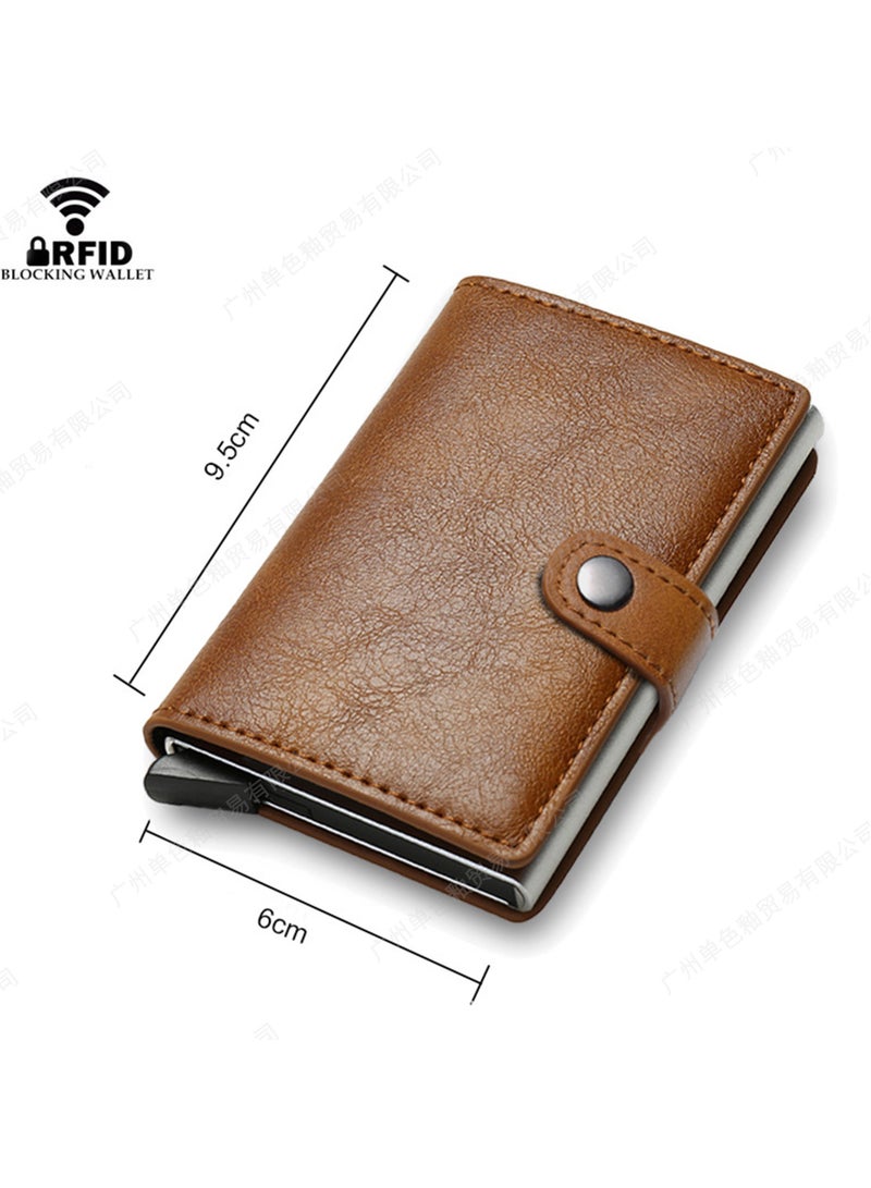 محفظة RFID مضادة للسرقة، محفظة بطاقات ائتمان، حافظات بطاقات وهويات، محفظة نقود، حامل نقود  - Image 5