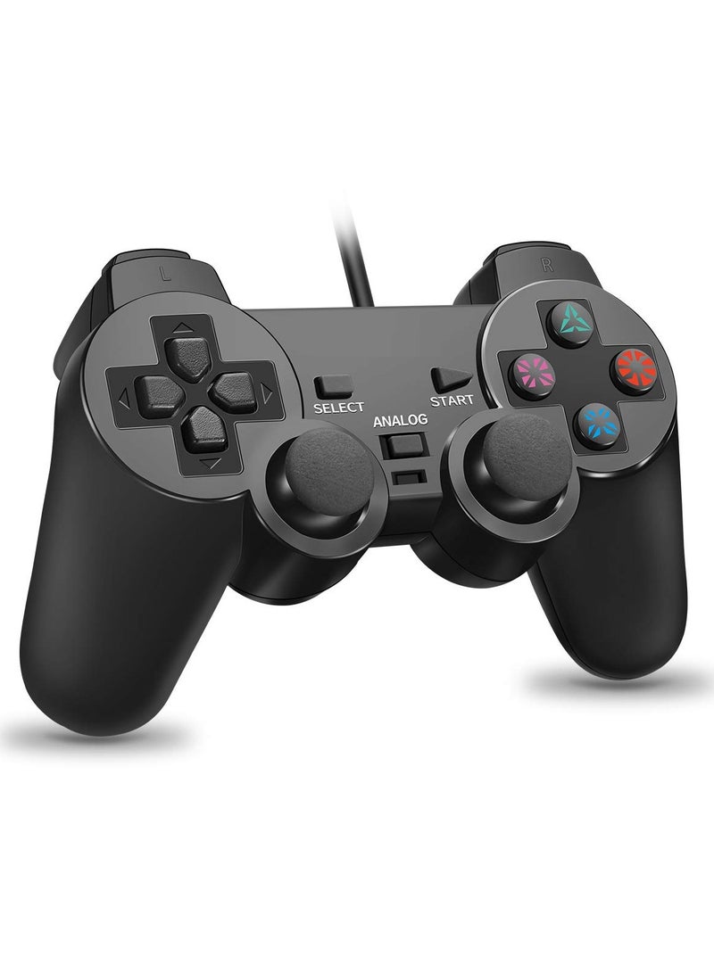 Wired DualShock Remote Controller for PlayStation, High-Performance Gamepad with Responsive ons and Ergonomic Design, Compatible with PlayStation Console for Precise Control and Enhanced Gaming Experience - Image 2