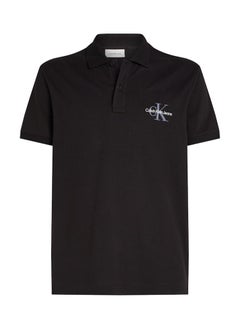 Calvin Klein Jeans Monologo Short Sleeve Polo  - Image 5