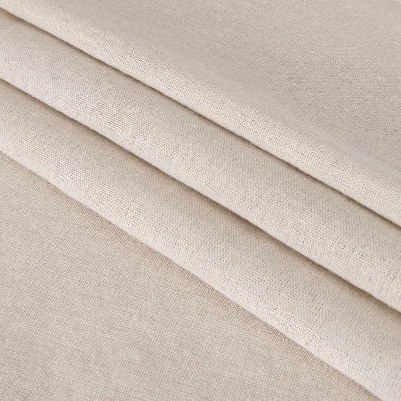LOVOUS 8 PCS Linen Embroidery Fabric, Pre-Cut Solid Color 12 Ã— 12 Inch Square Needlework Fabric, Sewing Quilting Cloth for DIY Garment Crafts, Embroidery Project, Natural White - Image 3