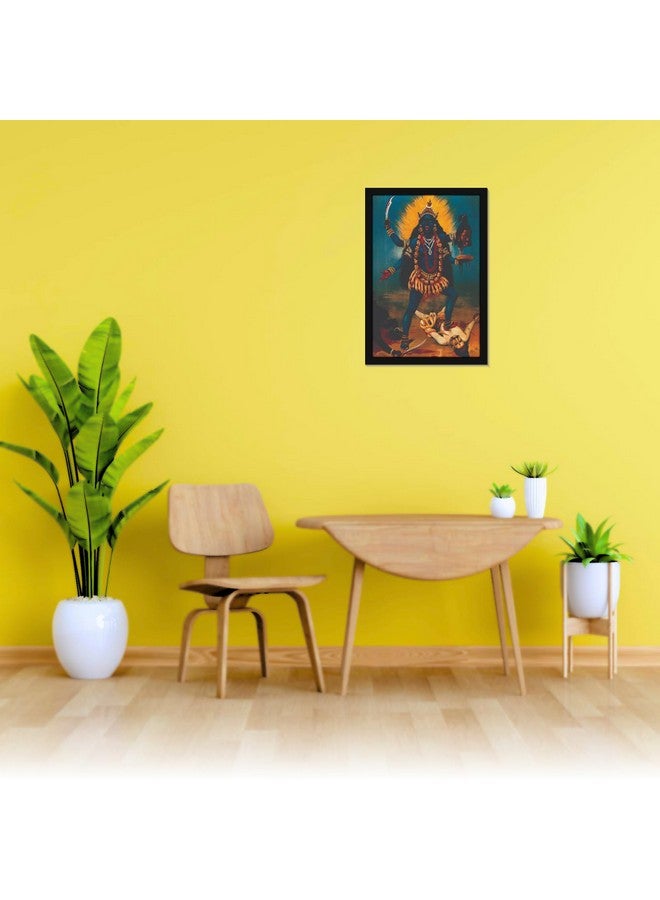 Mad Masters Durga Devi Goddess Kali Mata Painting Hanging Photo Frame Decorative Item for Living Room, Bedroom, Home Decor and Wall Decoration (MM 2177, 12x18 Inch, Paper, With Plexi Glass) - Image 5
