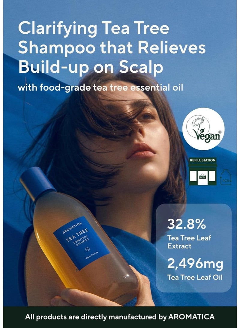 AROMATICA Tea Tree Purifying Shampoo, 400 ml - Image 5