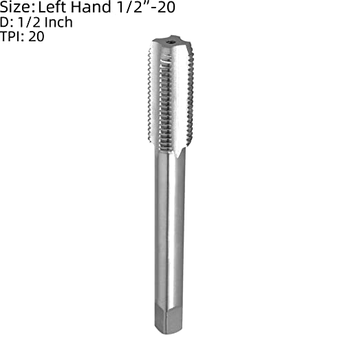 Burkit 1/2"-20 UNF Tap and Die Set Left Hand, 1/2 x 20 UNF Machine Thread Tap and Round Die - Image 2