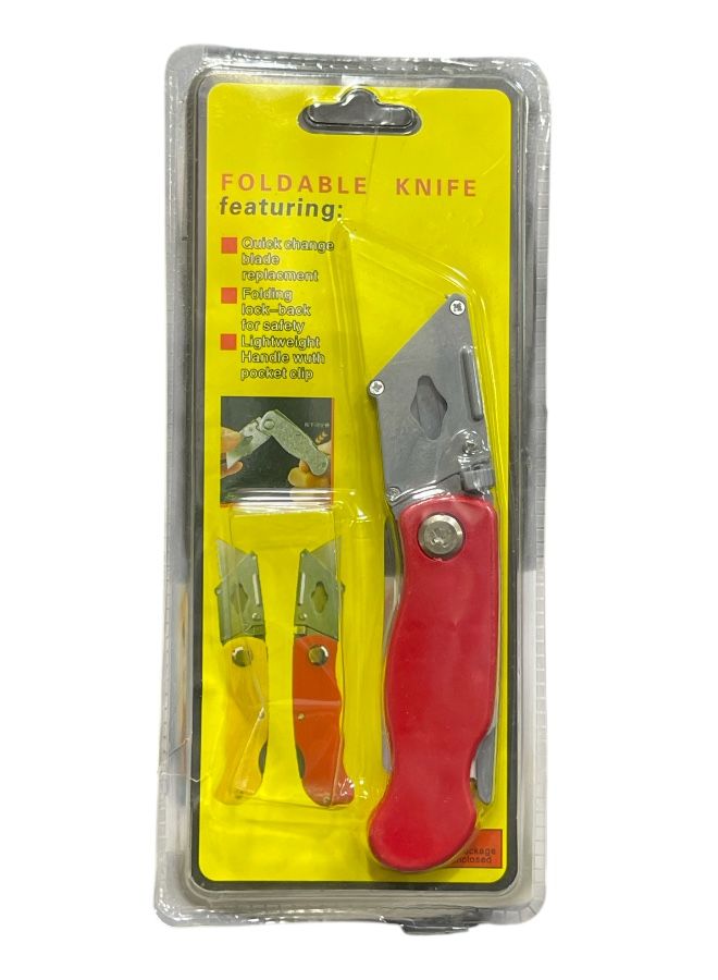 Foldable Utility Cutter – Quick Blade Change (No Blade) - Image 1