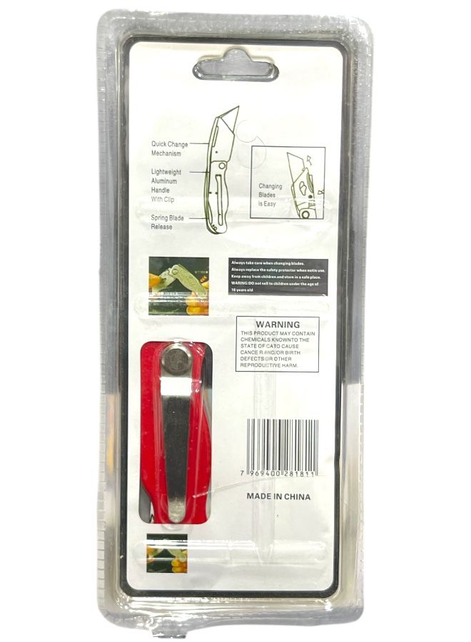 Foldable Utility Cutter – Quick Blade Change (No Blade) - Image 2