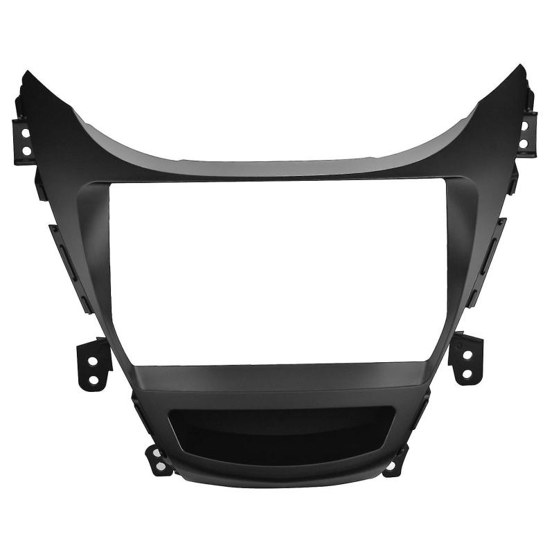 Double Din Radio Trim Kit: 9 Inch ABS Material Seamless Fit Frame - Easy No-Modification Installation Car Radio Fascia for Hyundai Elantra 2012-2015 Dashboard - Image 1