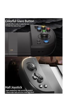 KASTWAVE Mobile Gaming Controller for iPhone Android PC iOS Wireless Gamepad Joystick for iPhone 15/14/13/12/X, iPad, MacBook, Samsung Galaxy S23/S22/S21, TCL, LG, Tablet, Turbo, 18+H Battery Life, Direct Play  - Image 3
