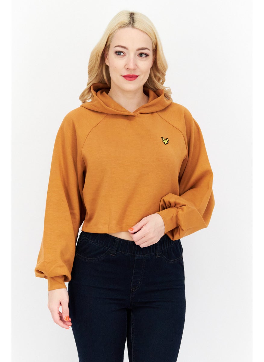 Women Hooded Long Sleeve Brand Logo Sweatshirt, Rusted Orange - pzsku/ZCED237F72E2D1B8DA280Z/45/_/1738160500/b3a1b723-dd49-4f03-8a34-e7285a7e8fee