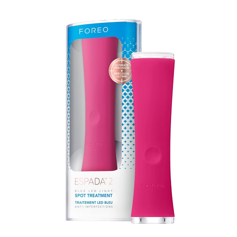 Foreo ESPADA 2 LED Light Therapy - Blemish Treatment Skincare Device - Medical-grade Silicone - Scar Treatment for Face - Pimple & Blemish Removal