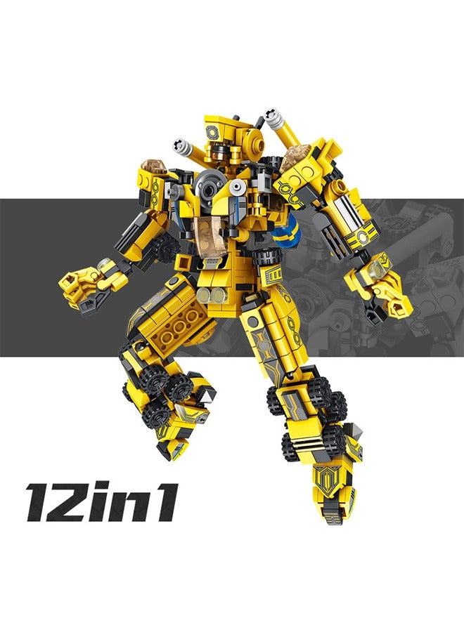 Loquat STEM Building Toys for Kids, 576pcs Robot Building Toys, 25-in-1 STEM Construction Learning Building Bricks, Engineering Blocks Kit Toys for Boys Girls Kids Age 6 7 8 9 10 11 12 Year Old - Image 2