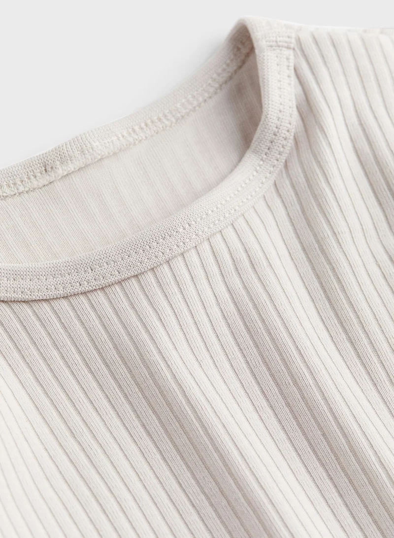 اتش اند ام Kids Ribbed Cotton Set