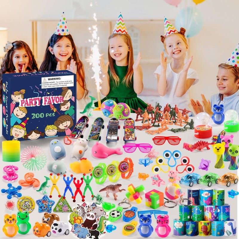 Yutin 300 PCS Party Favor for Kids Goodie Bags Stuffers, Prize Box Toys for Kids Classroom Bulk, Small Fidget Toys Pinata Egg Fillers, Treasure Chest for Students Rewards, Carnival Prizes, Birthday Gifts - Image 5
