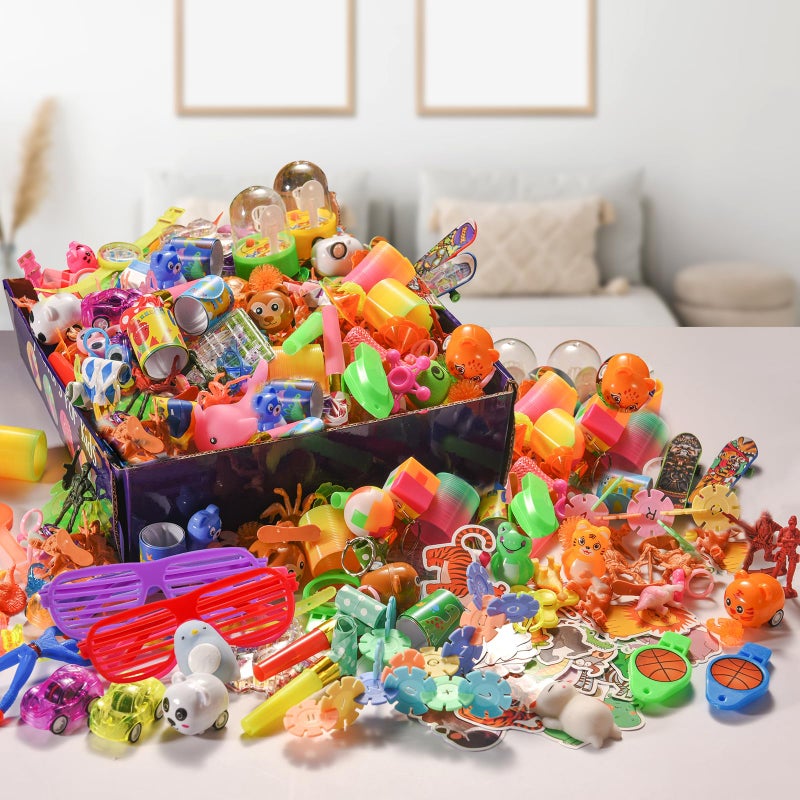 Yutin 300 PCS Party Favor for Kids Goodie Bags Stuffers, Prize Box Toys for Kids Classroom Bulk, Small Fidget Toys Pinata Egg Fillers, Treasure Chest for Students Rewards, Carnival Prizes, Birthday Gifts - Image 3
