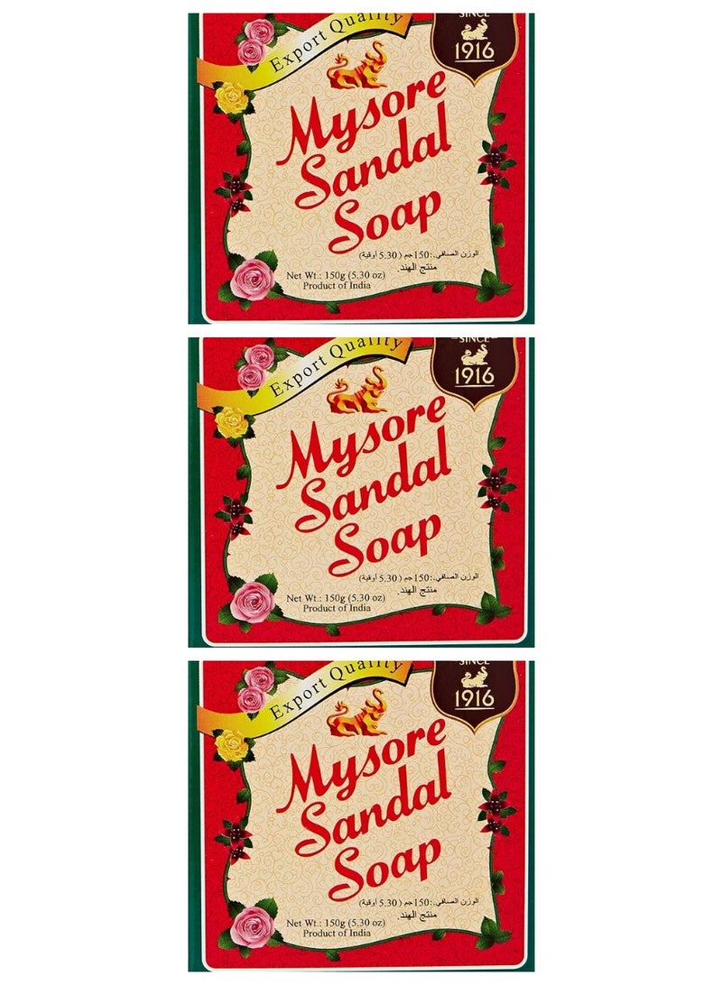 Sandal Superior Sandalwood Oil Soap 150 g 3 pcs
