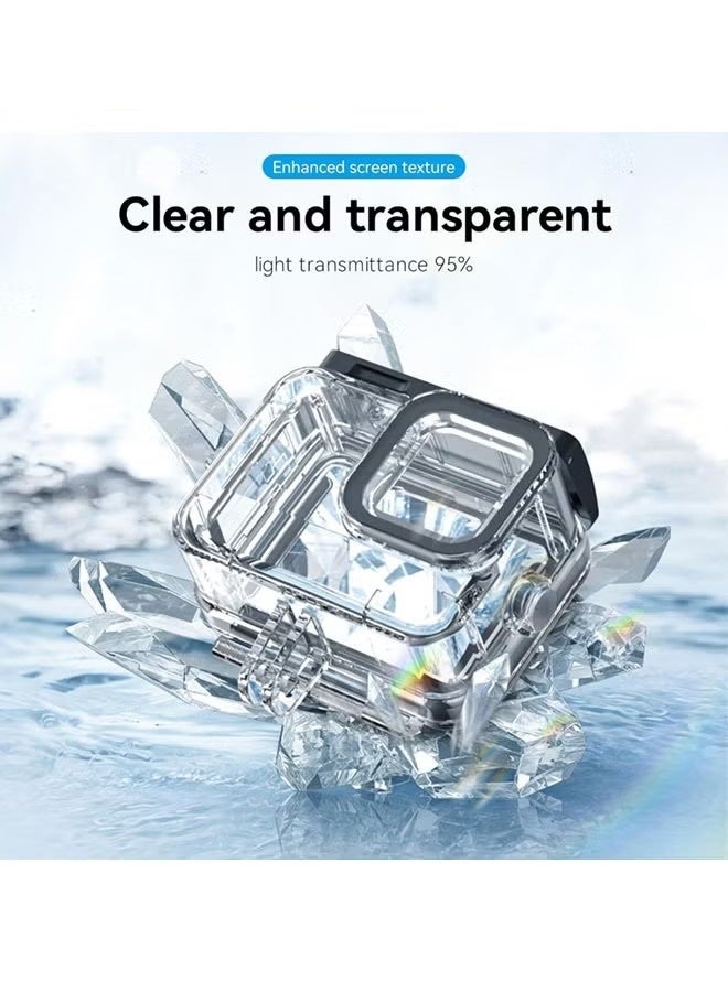 Waterproof Case with Dive Filters for GoPro Hero 13/Hero 12/Hero 11/Hero 10/Hero 9 Black, 230FT/70M Underwater Protective Housing Dive Kit, Professional Action Camera Dive Accessory - Image 2