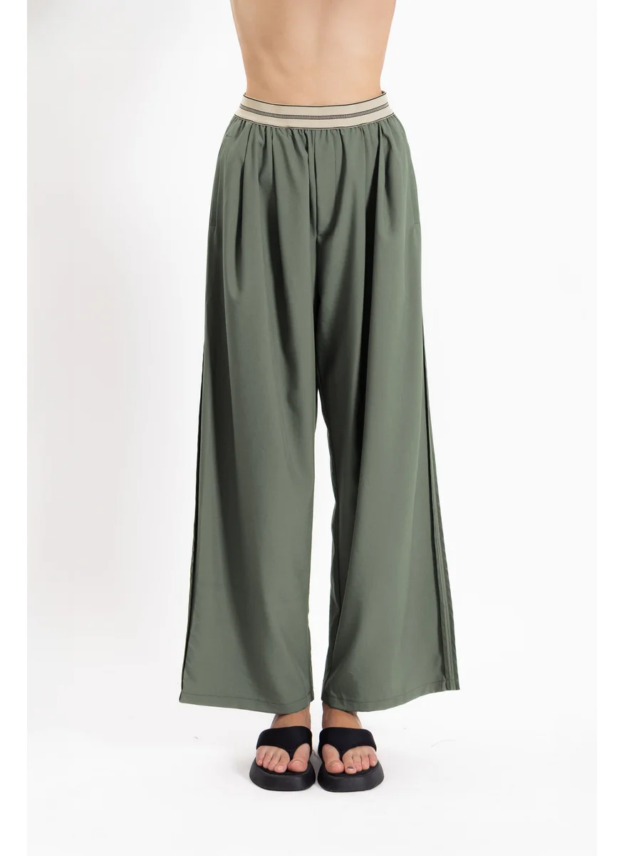 شايبس DETAILED WIDE LEG COMFORT TROUSERS