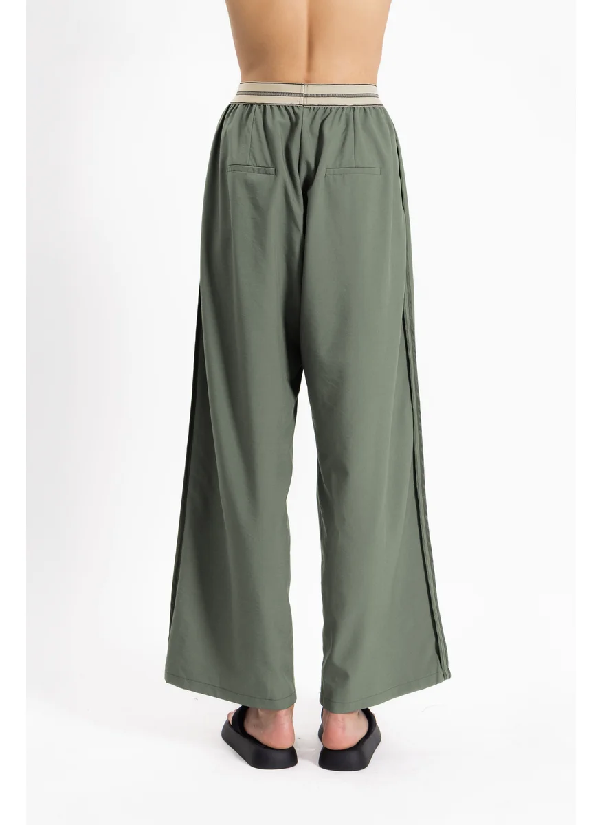 شايبس DETAILED WIDE LEG COMFORT TROUSERS