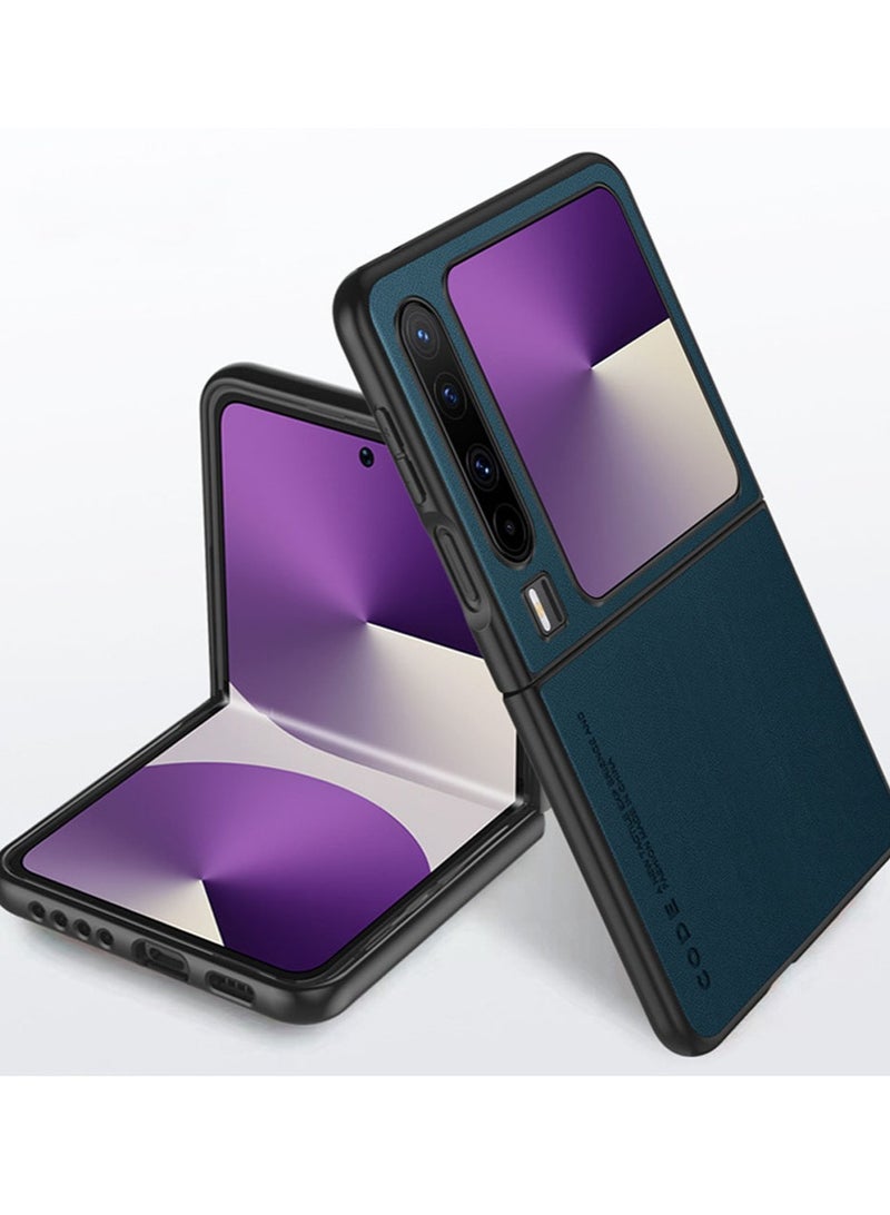 general Cover for Huawei Pura X, Leather Case  Texture Slim Fit Minimalist Anti-Fingerprint Protective Case