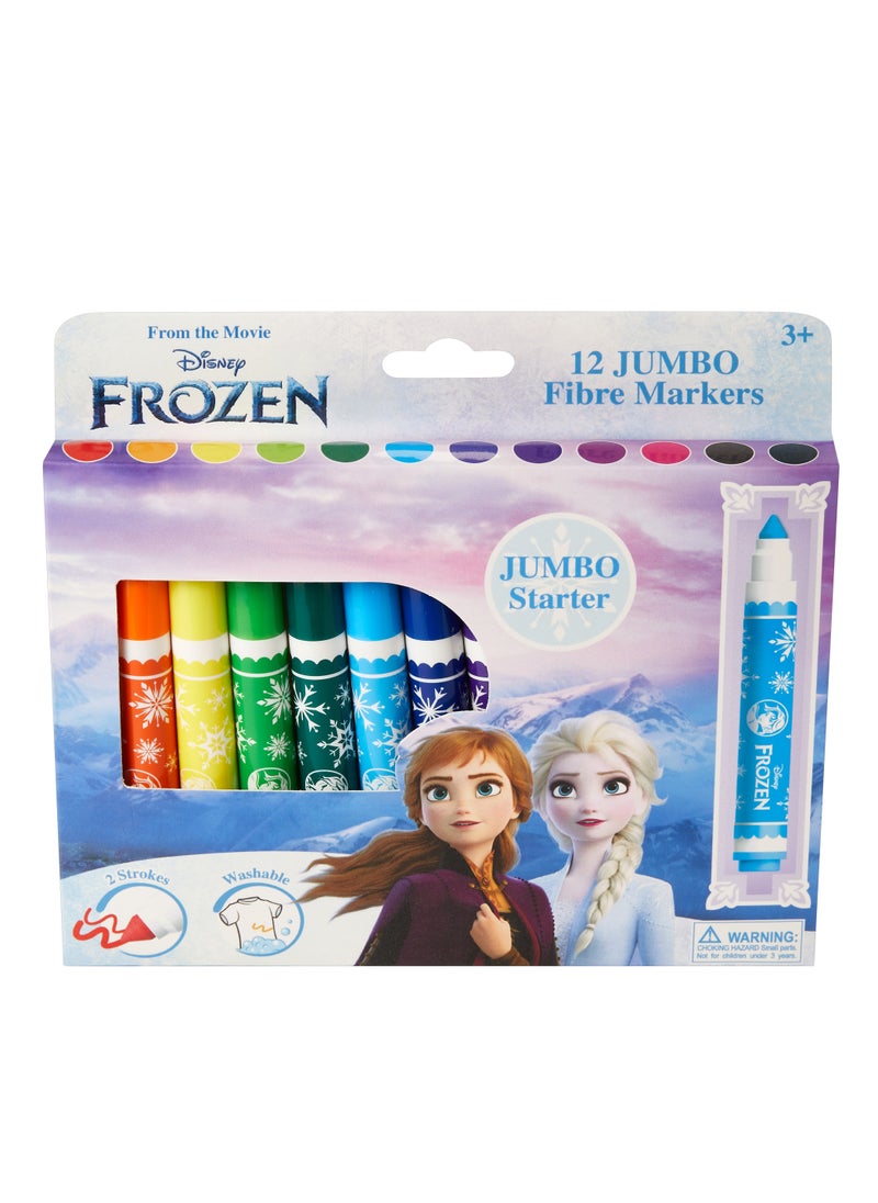 Disney Disney Frozen Jumbo Fiber Markers 12pcs  - Image 1