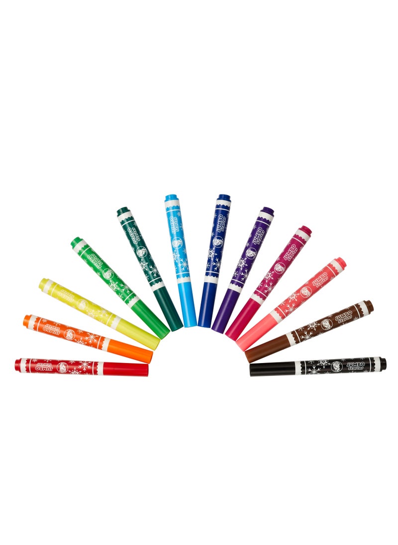 Disney Disney Frozen Jumbo Fiber Markers 12pcs  - Image 4