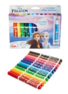 Disney Disney Frozen Jumbo Fiber Markers 12pcs  - Image 2