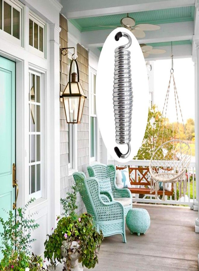 BLASCOOL Porch Swing Springs Heavy Duty - 1500Lbs Silver Hammock Chair Spring,Hanger Ceiling Mount Spring(Pack of 2) - Image 5
