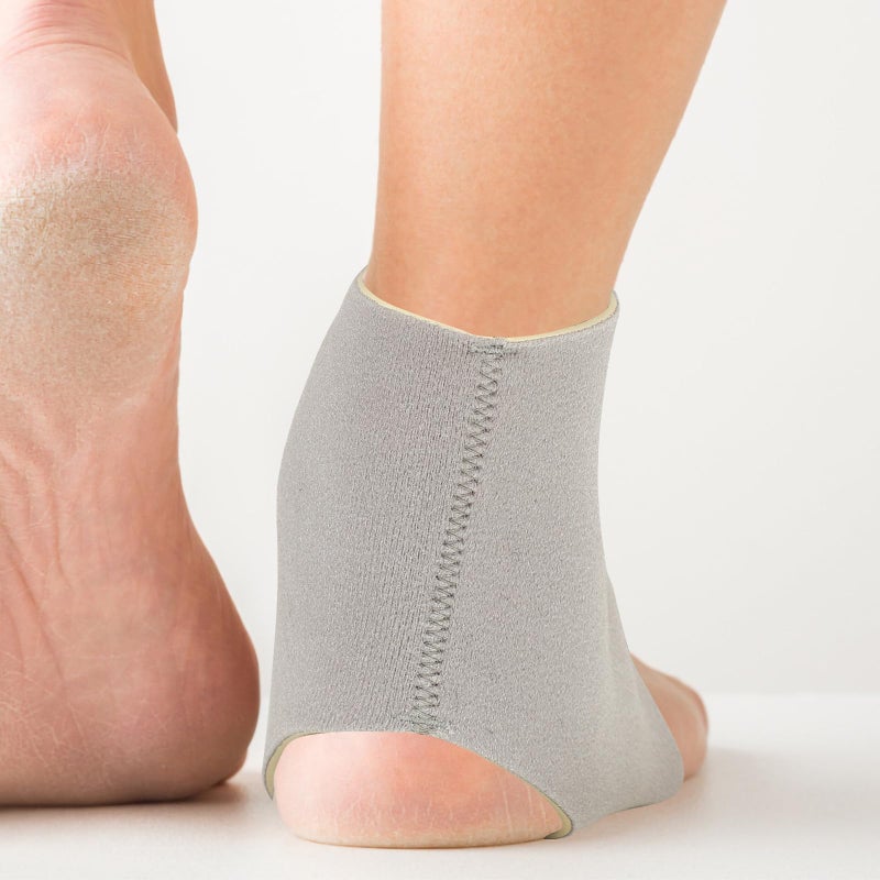 Adjustable Gray Ankle Compression Sleeve Breathable Support Wrap for Sports Fitness Injury - Image 4