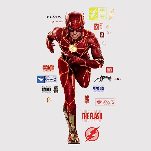 RoomMates RMK5406GM The Flash Peel and Stick Wall Decals - Image 1