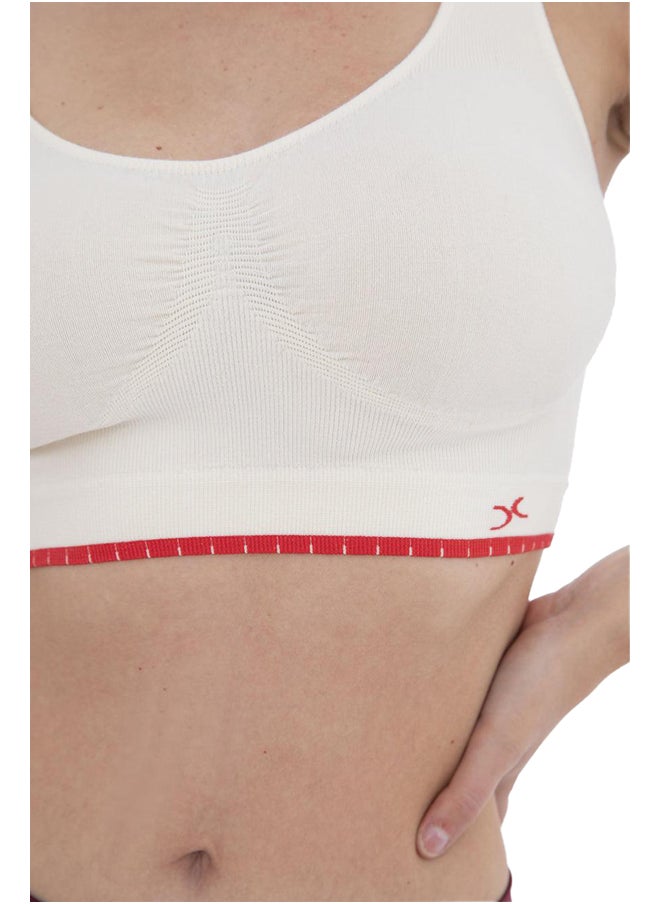 Carina - Carina Cotton Wireless Bra - white - Image 1
