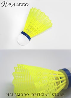 HALAMODO 6PCS Nylon Badminton Shuttlecocks Stable & Sturdy High Speed  Badminton Birdies Foam Ball Head Professional Training Shuttlecock for Outdoor & Indoor Sports  - Image 2
