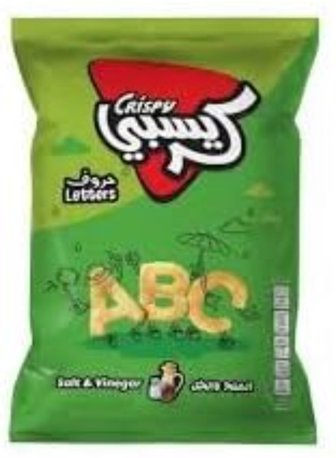 كريسبي شيبسي ABC سناك – 25 جم (عبوة 6) | رقائق بطاطس مقرمشة | سناك لذيذ للأطفال والكبار - Image 2