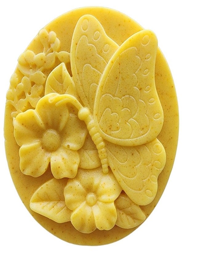 Aura By Sciian Turmeric & Rice Powder Soap | All Skin Types | Bath for Women | Handmade Bar | Enriched with Rice Extract and Turmeric Root Powder | Natural Bathing Soap 100g - Image 1