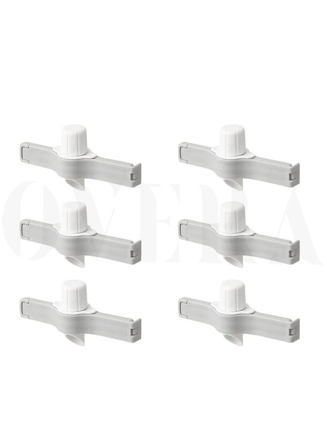Overa Milk Powder Seal Bag Sealers Sticks Food Bag Clips Seal Grip Clips Bag Clips with Cap Pour Spout Food Freshness Clamp Discharge Nozzle Pp Snack. (6) - Image 1