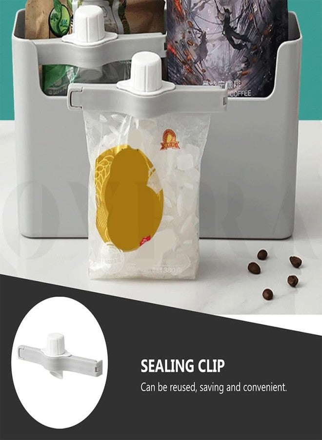 Overa Milk Powder Seal Bag Sealers Sticks Food Bag Clips Seal Grip Clips Bag Clips with Cap Pour Spout Food Freshness Clamp Discharge Nozzle Pp Snack. (6) - Image 5