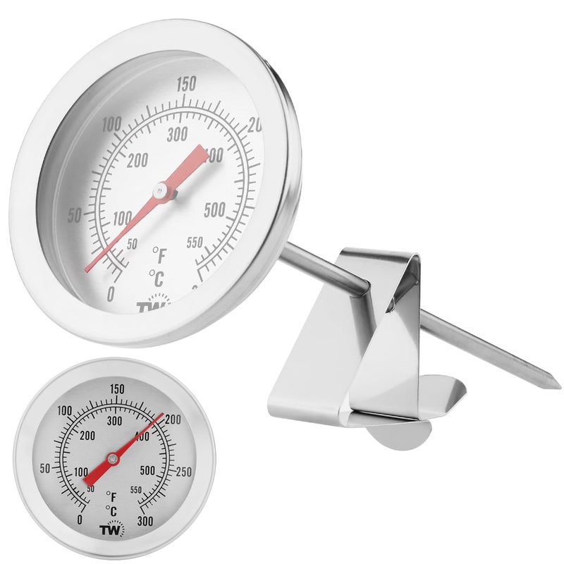 Thermometer World Candy Thermometer with Pot Clip Professional Candy Making Probe – Ideal Stainless Steel Dial Accurate Sugar Thermometer for Candy Making and Sugar Melting Cooking Kitchen - Image 1