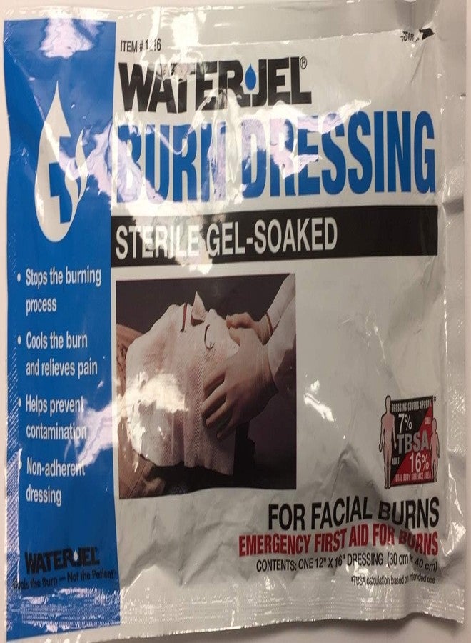 علامة المياه ضمادة حروق WaterJel مقاس 12 بوصة × 16 بوصة من Safeguard Medical - Image 3