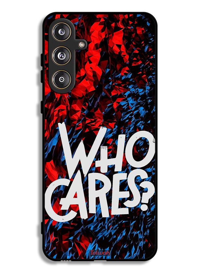 Tolwak Samsung Galaxy F55 5G Protective Case Cover Who Cares - Image 1