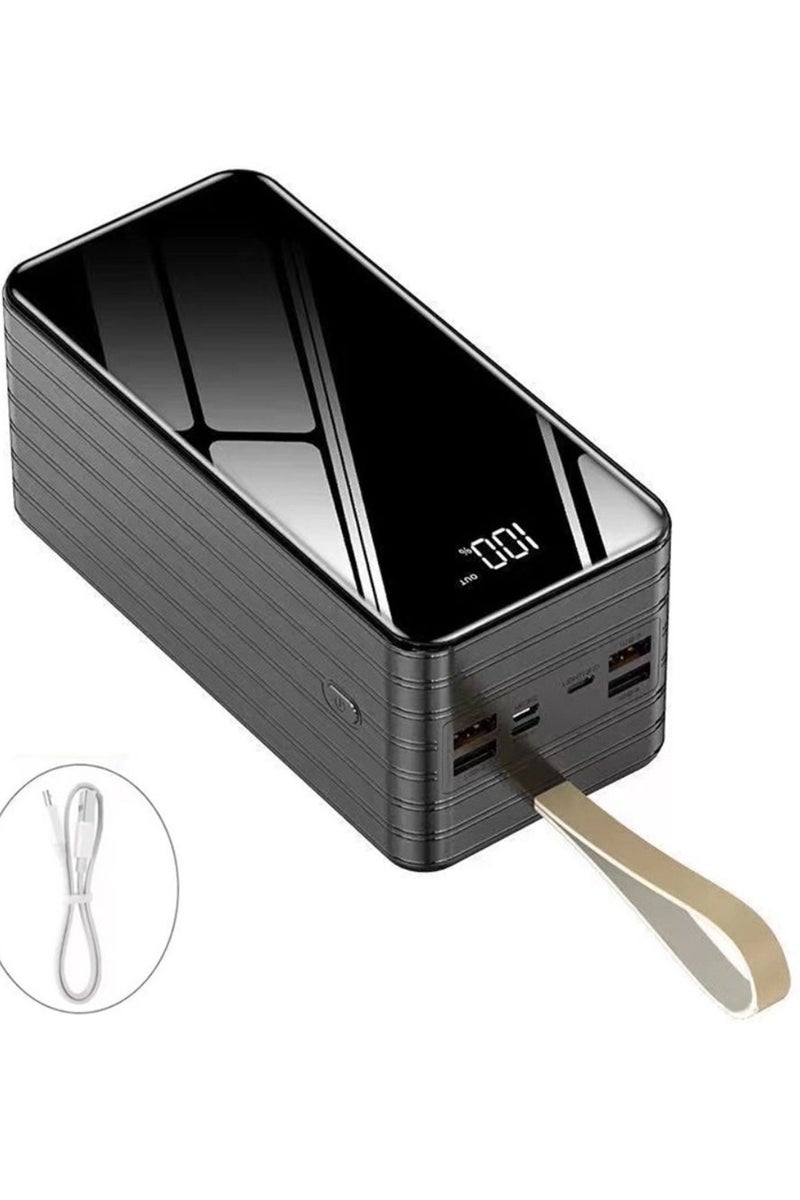 Denx 80000 Mah Power Bank With Led Display Large Capacity Big Powerbank Mobile Phone Charging Cable Portable Battery Charger - Image 2