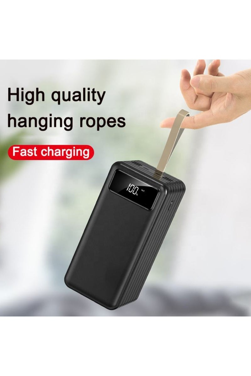 Denx 80000 Mah Power Bank With Led Display Large Capacity Big Powerbank Mobile Phone Charging Cable Portable Battery Charger - Image 3
