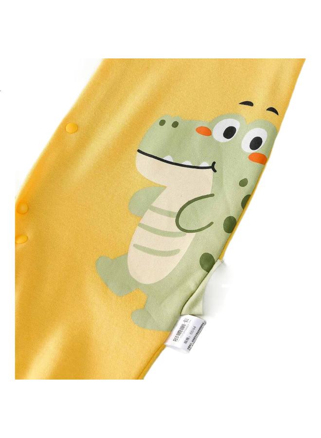 Doxiluka Doxilu Card Newborn Baby Romper Spring And Autumn Full Moon Baby Clothes Cartoon Crawling Suit Giraffe Crocodile 90 - Image 3