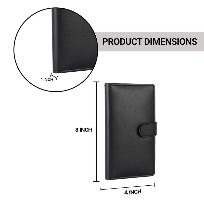 AmazingHind Memo Note Pad/Memo Note Book with Sticky Notes & Clip Holder in Diary Style with Magnetic Closure (1) - Image 3