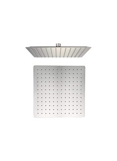 Generic Large shower head, size 30 cm x 30 cm, heavy duty square shower head, high pressure 304 stainless steel, brushed nickel rain shower head, modern waterfall shower head  - Image 1