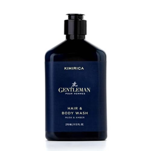 Kimirica The Gentleman Niacinamide Hair & Body Wash -270ml|Enriched with high-performance and restorative blend of Vetiver, Patchouli, and Niacinamide - Image 1