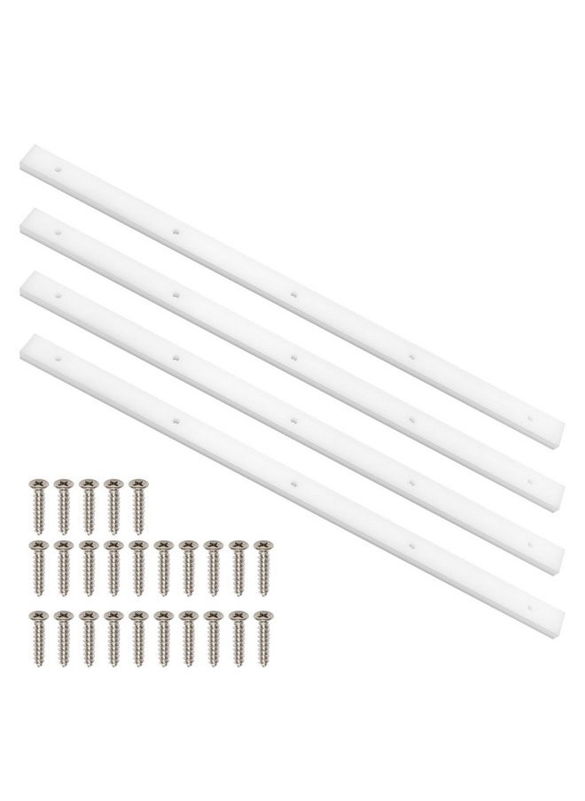 Catcan - 4PCS Crosscut Sled, Catcan Table Saw Sled Kit with Predrilled Holes and 25 Screws, 3/4" x 3/8" x 17" Miter Bars for Table Saw for T Tracks Woodworking, Router Table and Bandsaws (4) - Image 1