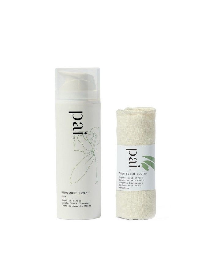 Pai Skincare Middlemist Seven Organic Camellia + Rose Gentle Cream Cleanser؛ عناية نباتية طبيعية بالبشرة الحساسة (5 أونصة، 150 مل) - Image 1